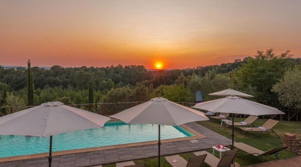 Agriturismo Poggio Bonelli Castelnuovo Berardenga Bagian luar foto
